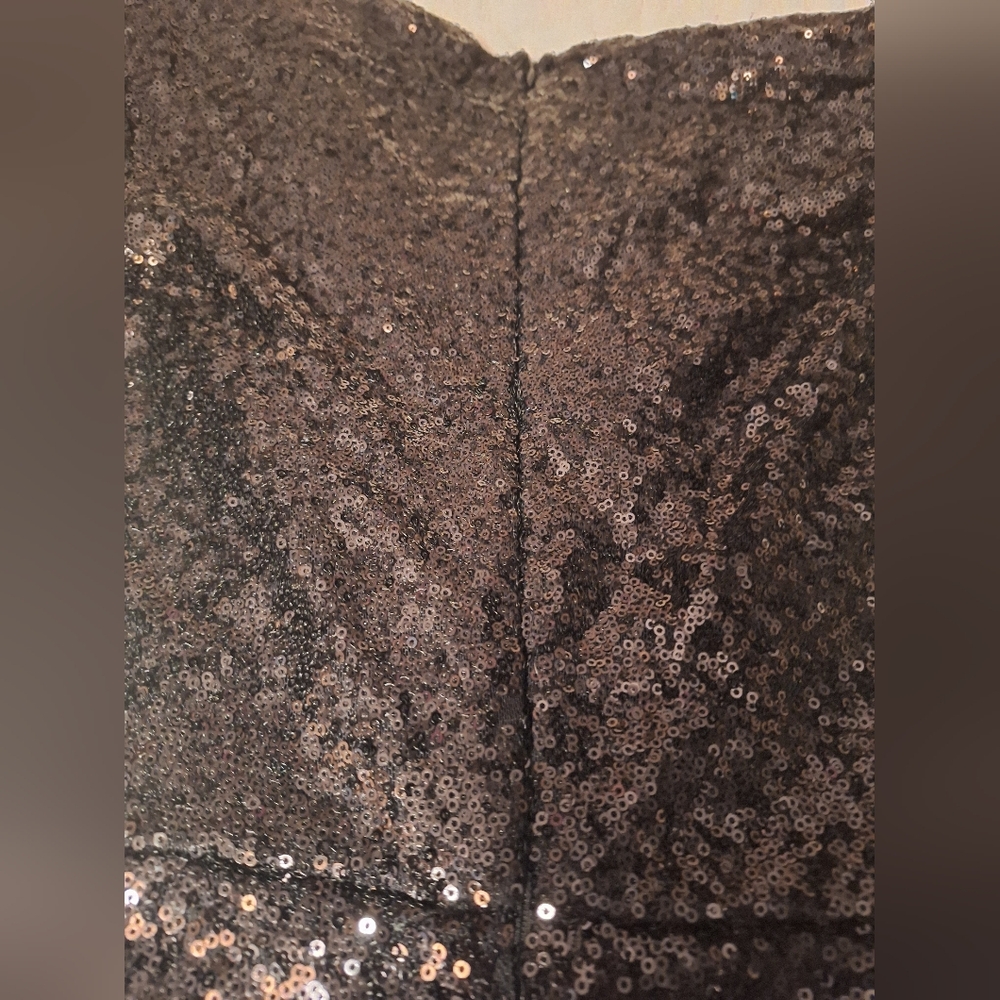 NADINE MERABI Black Sequin Jumpsuit - Picture 4 of 5